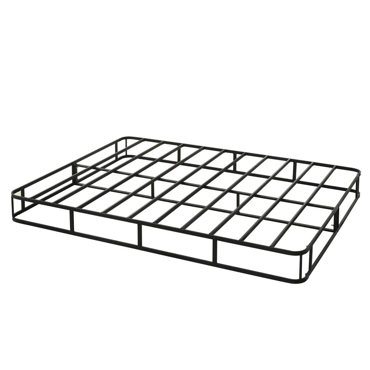 Full 8in Metal Box Spring Mattress Foundation with Cover
