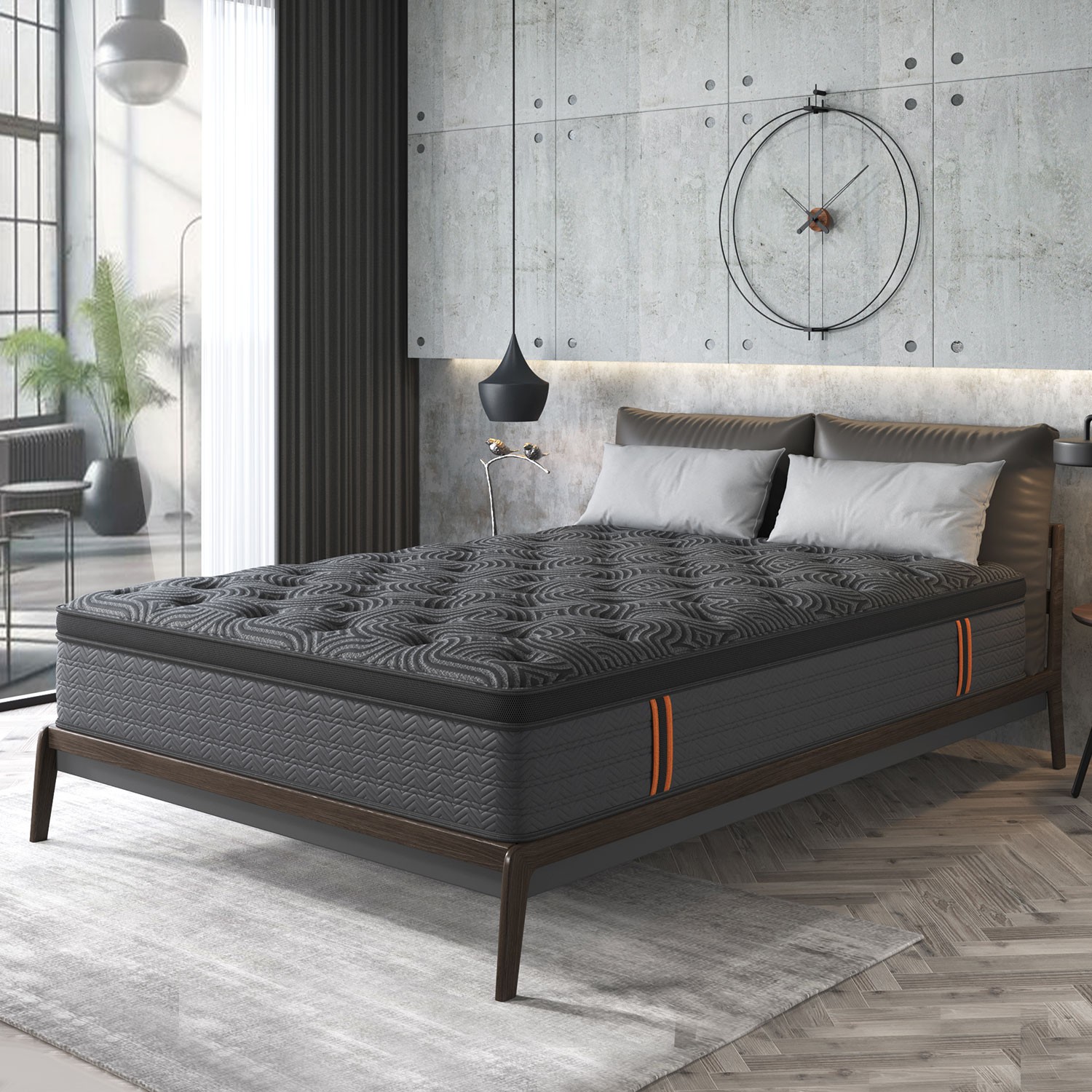 9″12″ Twin Full Queen King Size Mattress in a Box Hybrid Spring Memory Foam