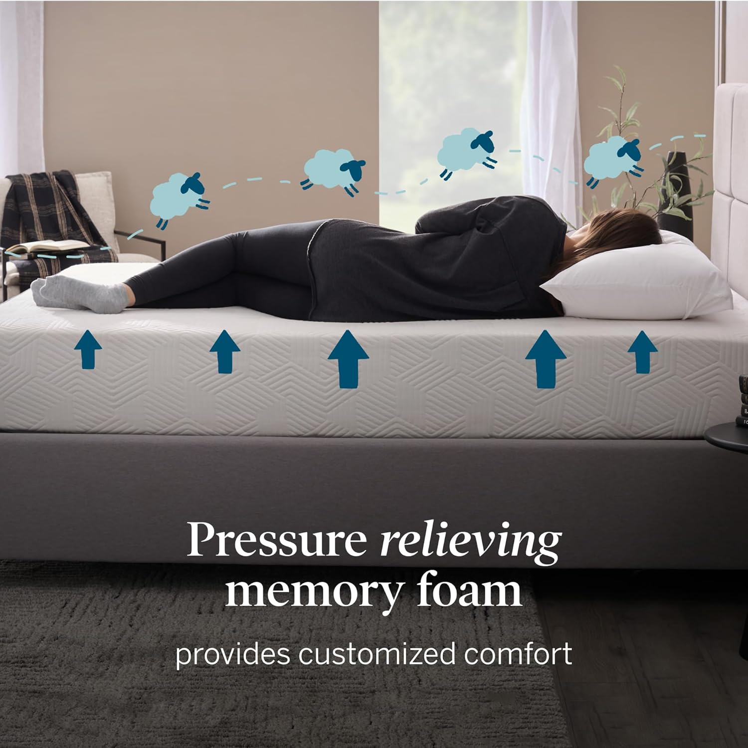 14 Inch Memory Foam Mattress – Medium Firm Feel – Infused with Refreshing Bamboo