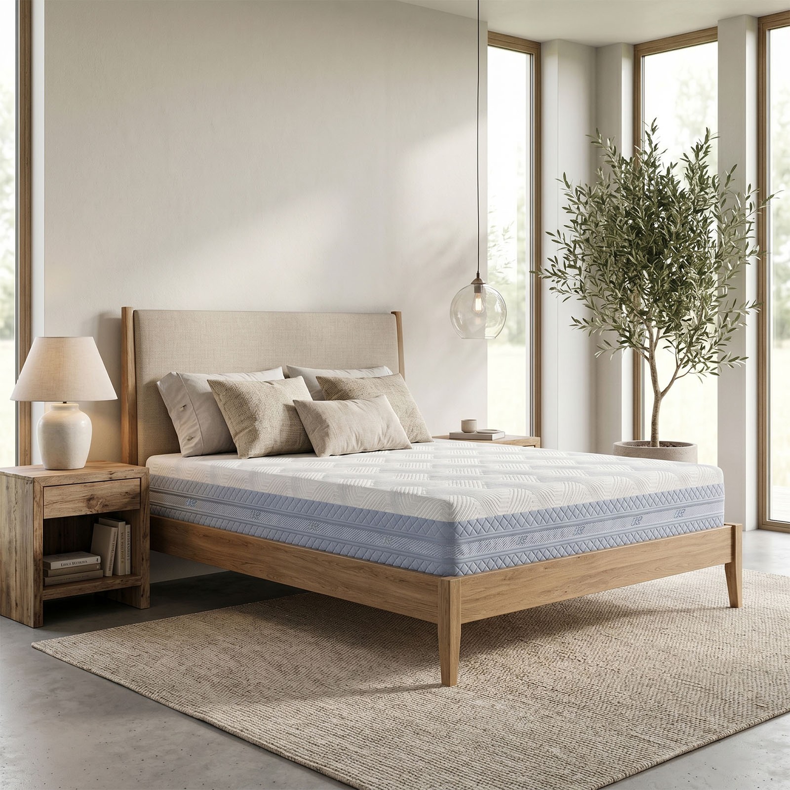 10 Inch Queen Size Mattress for Back Pain Relief, CertiPUR US Certified Foams