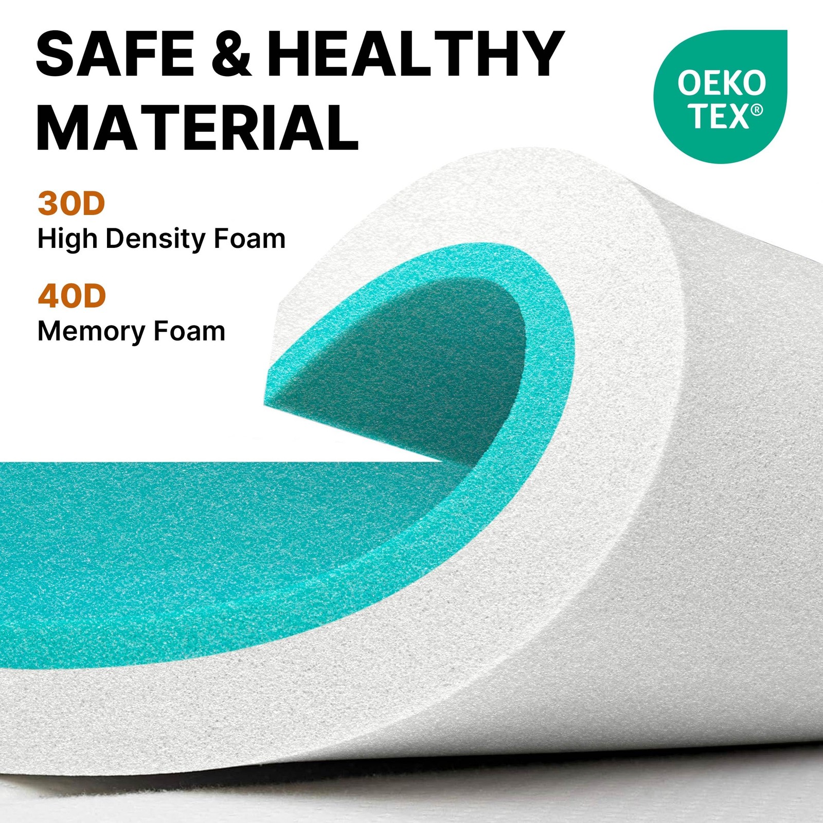 Floor Memory Foam Car Camping Bed Glamping Roll Up Futon Mattress, Japanese F…