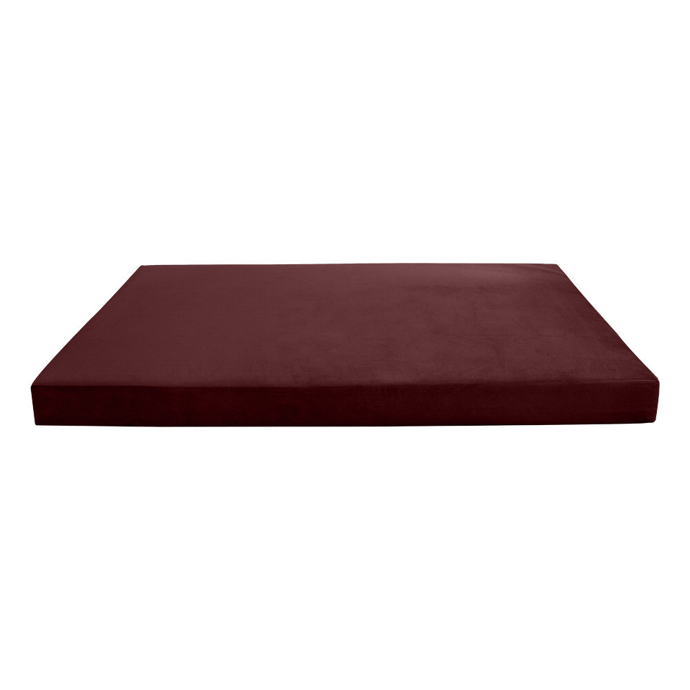 Knife Edge 8″ Twin Size 75x39x8 Velvet Indoor Daybed Mattress |COVER ONLY|-AD368