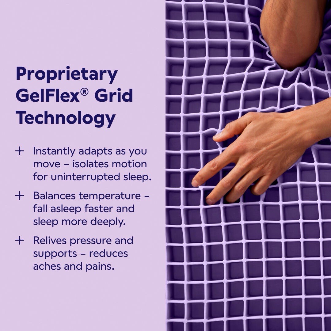 Brand New Purple RestorePremier Hybrid Mattress King Firm (Model 10-21-24013)