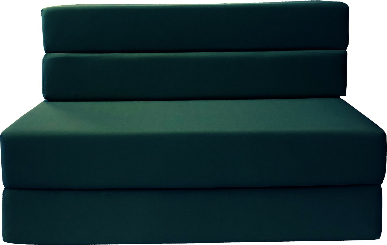 Full Folding Foam Mattresses, Chair, Sofa Bed, RV Mattress 6x54x75, Hunter Green