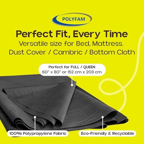Bed Dust Cover – Bottom Cloth/Replacement Fabric for Underside of Full Queen