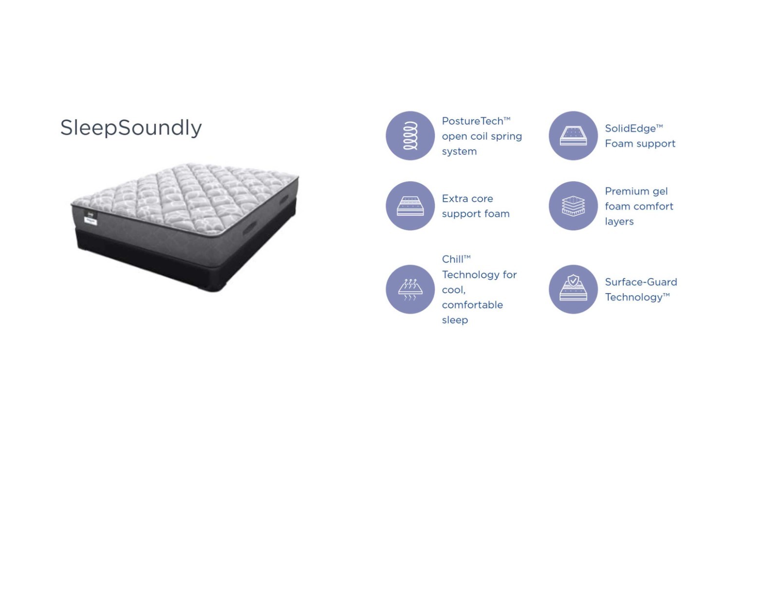 **PICKUP ONLY** Sealy SleepSoundly PosturePedic King Mattress (Hotel Quality)