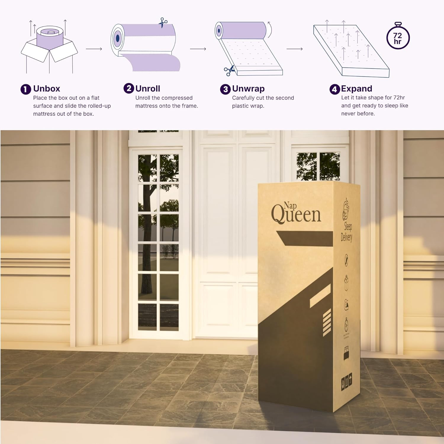 8″ Elsa Twin Mattress – Innerspring & Foam, CertiPUR-US, Fiberglass Free