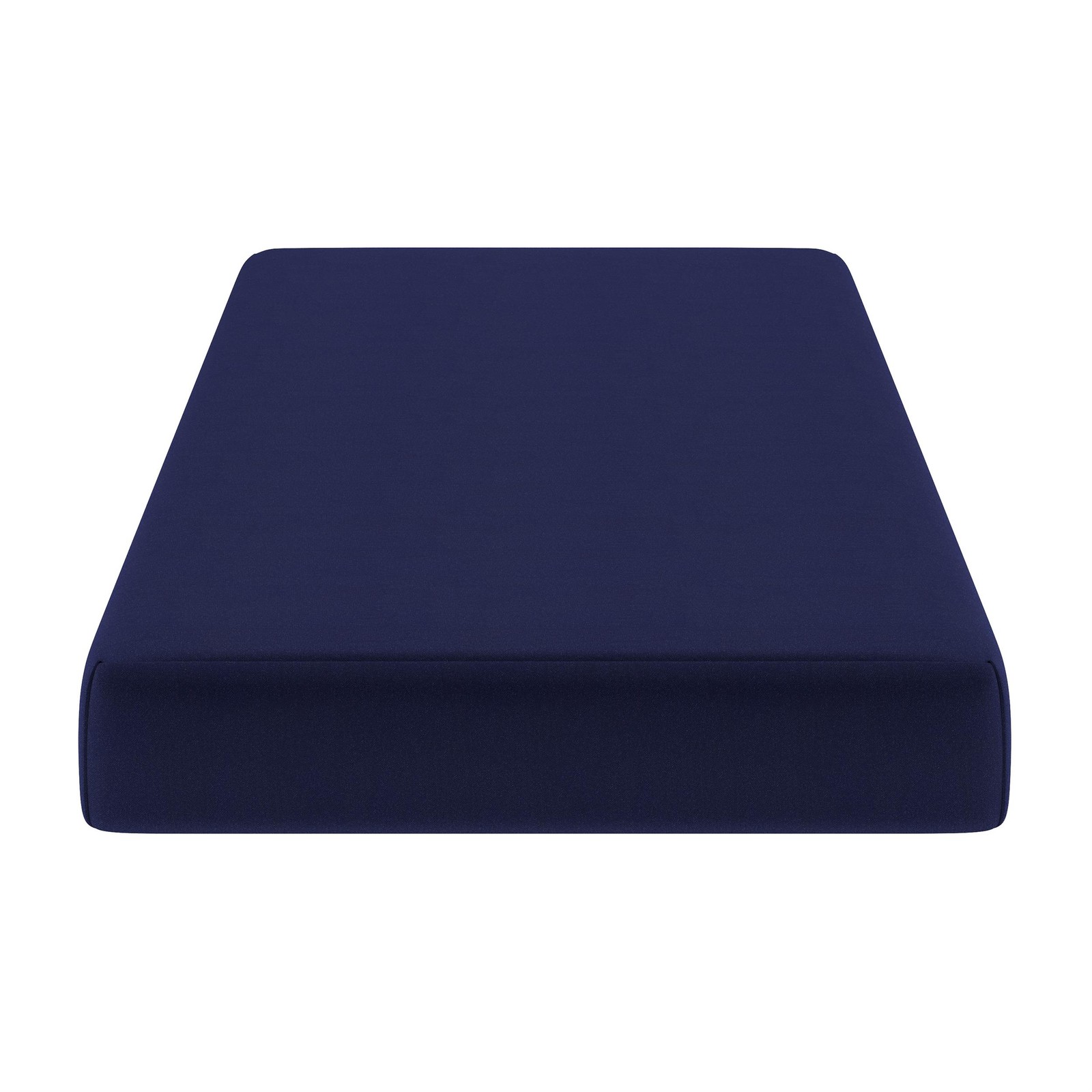 Liquid-Resistant Memory Foam Twin XL Cooling Mattress w/ Zippered Cover in Blue