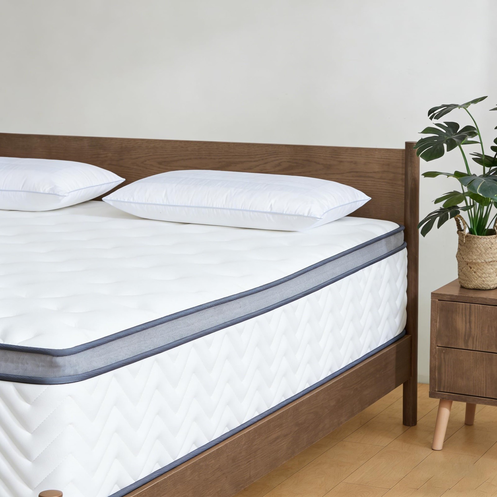 Queen Mattress,12 Inch Medium Firm Hybrid Queen size Bed Mattress, Memory Foa…