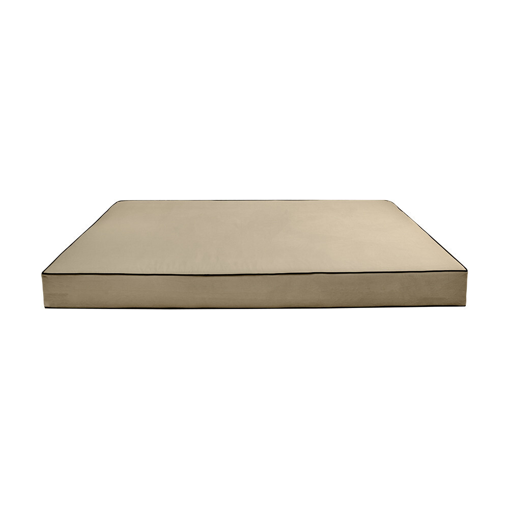 Contrast Pipe 8″ FULL 75x54x8 Velvet Indoor Daybed Mattress COVER ONLY-AD304