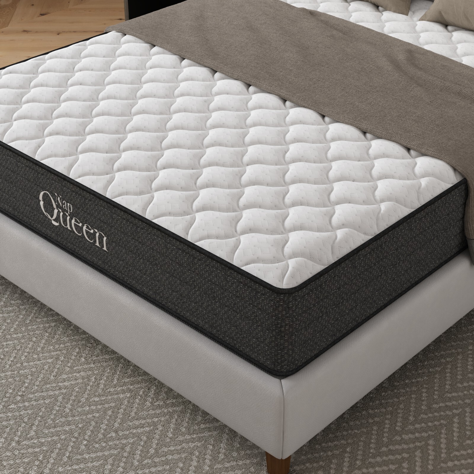 CertiPUR-US Certified, Queen Victoria 12 Inch Twin Cooling Gel Hybrid Mattres