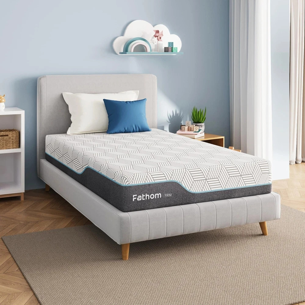 Firm 6 Inch Memory Foam Mattress Twin Size Bed in a Box FATHOM Back Pain Relief