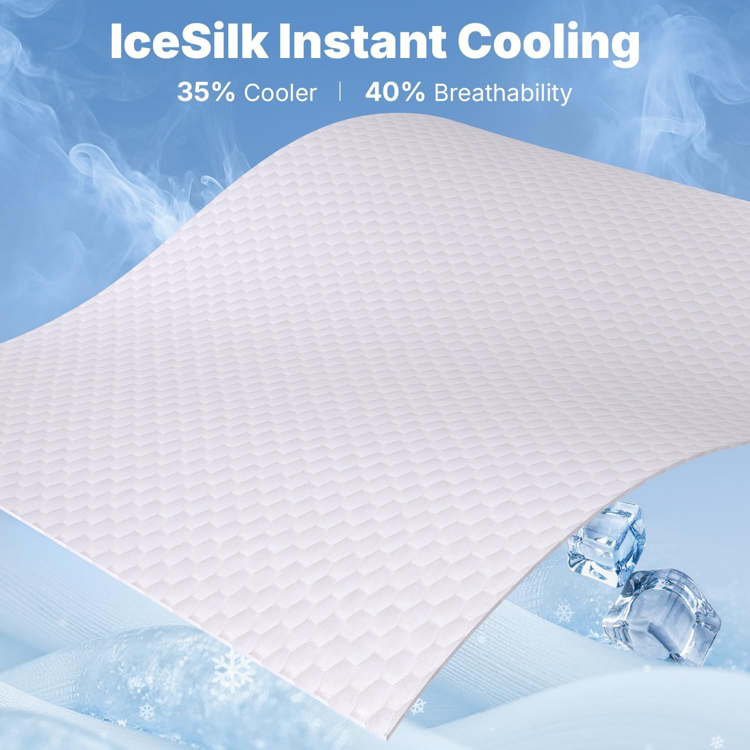 Full Mattress Dual Firmness, 14 Inch Cooling Gel Memory Foam Mattress, Back Pain