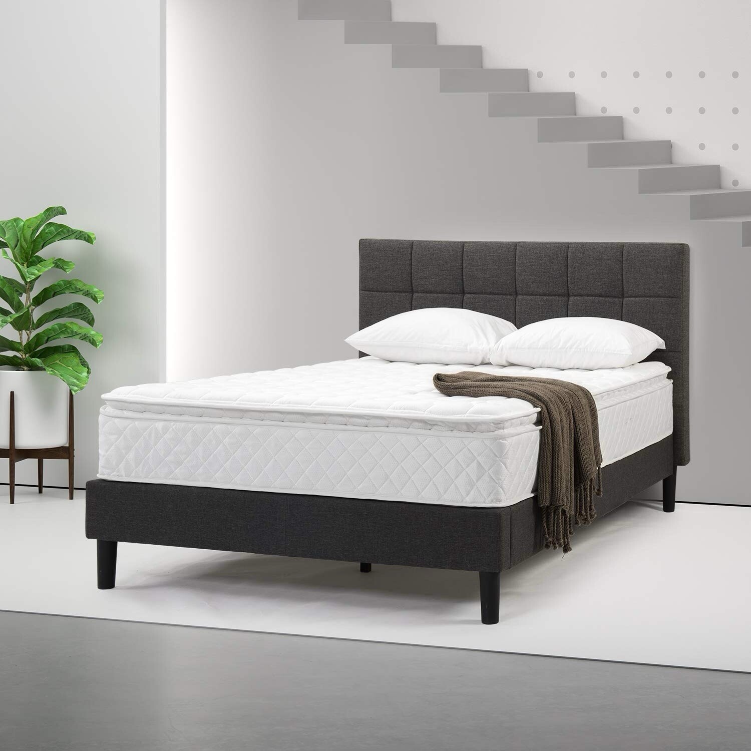 10″ Hybrid of Comfort Foam and Pocket Spring Mattress, Full