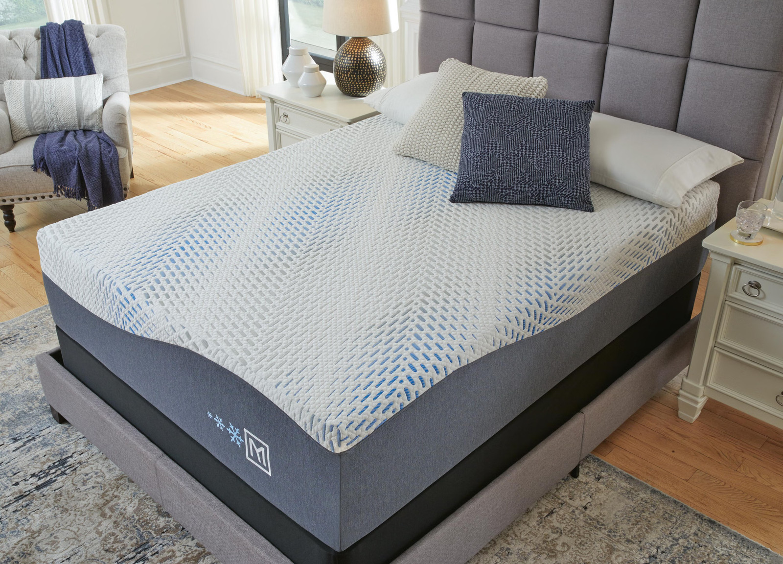 Signature Design by Ashley Millennium Luxury Gel Memory Foam King Mattress White
