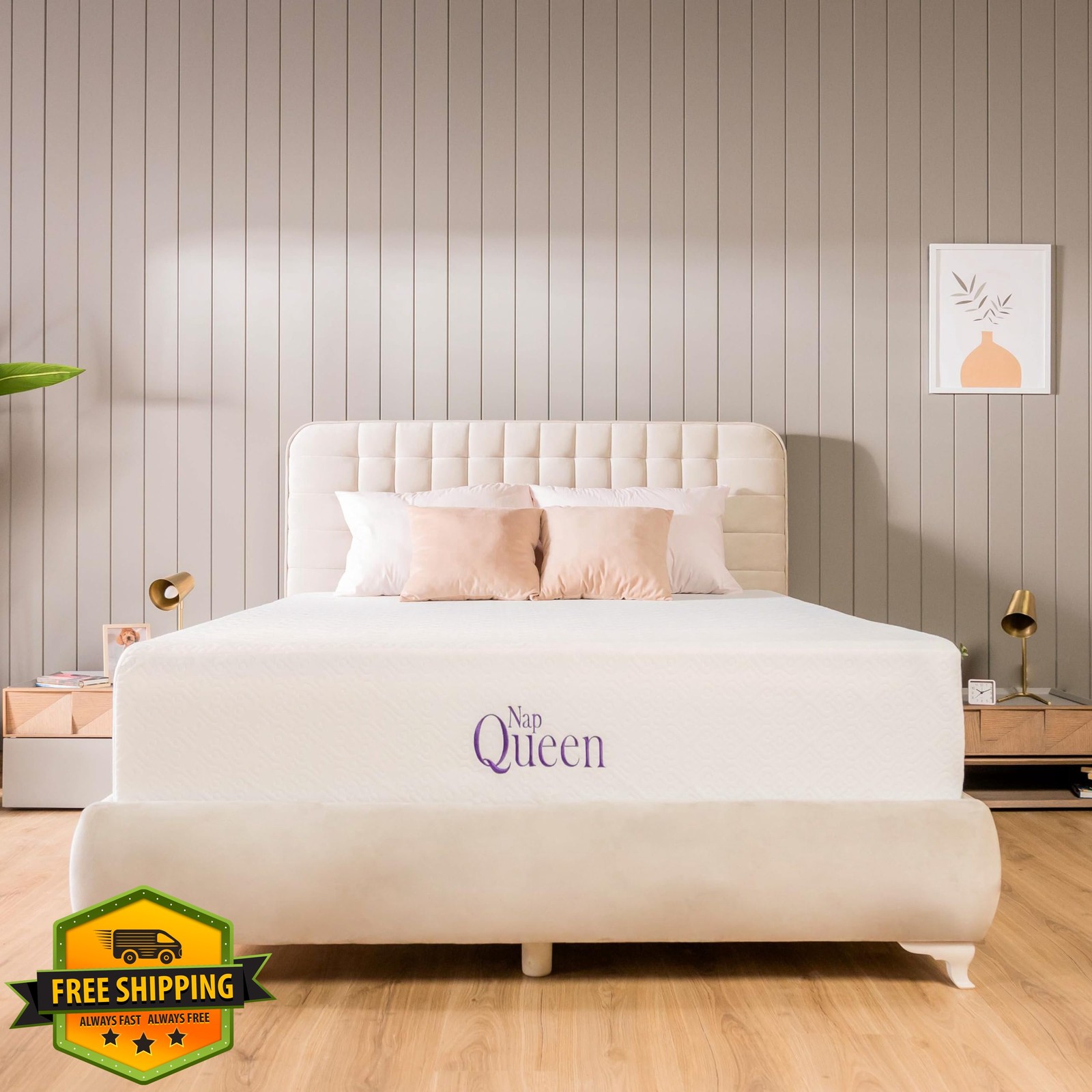 NapQueen Full 6-Inch Cooling Gel Memory Foam Mattress