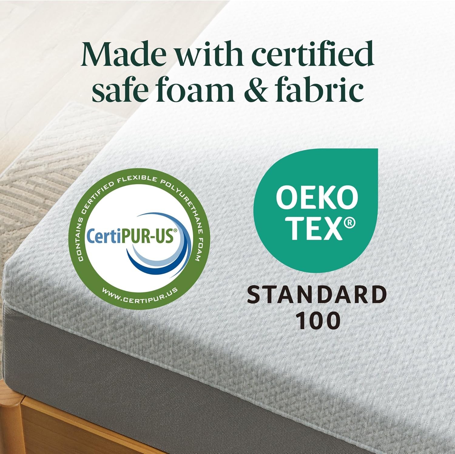 8 Inch RV Memory Foam Mattress Short Queen Fiberglass Free Medium Firm Feel