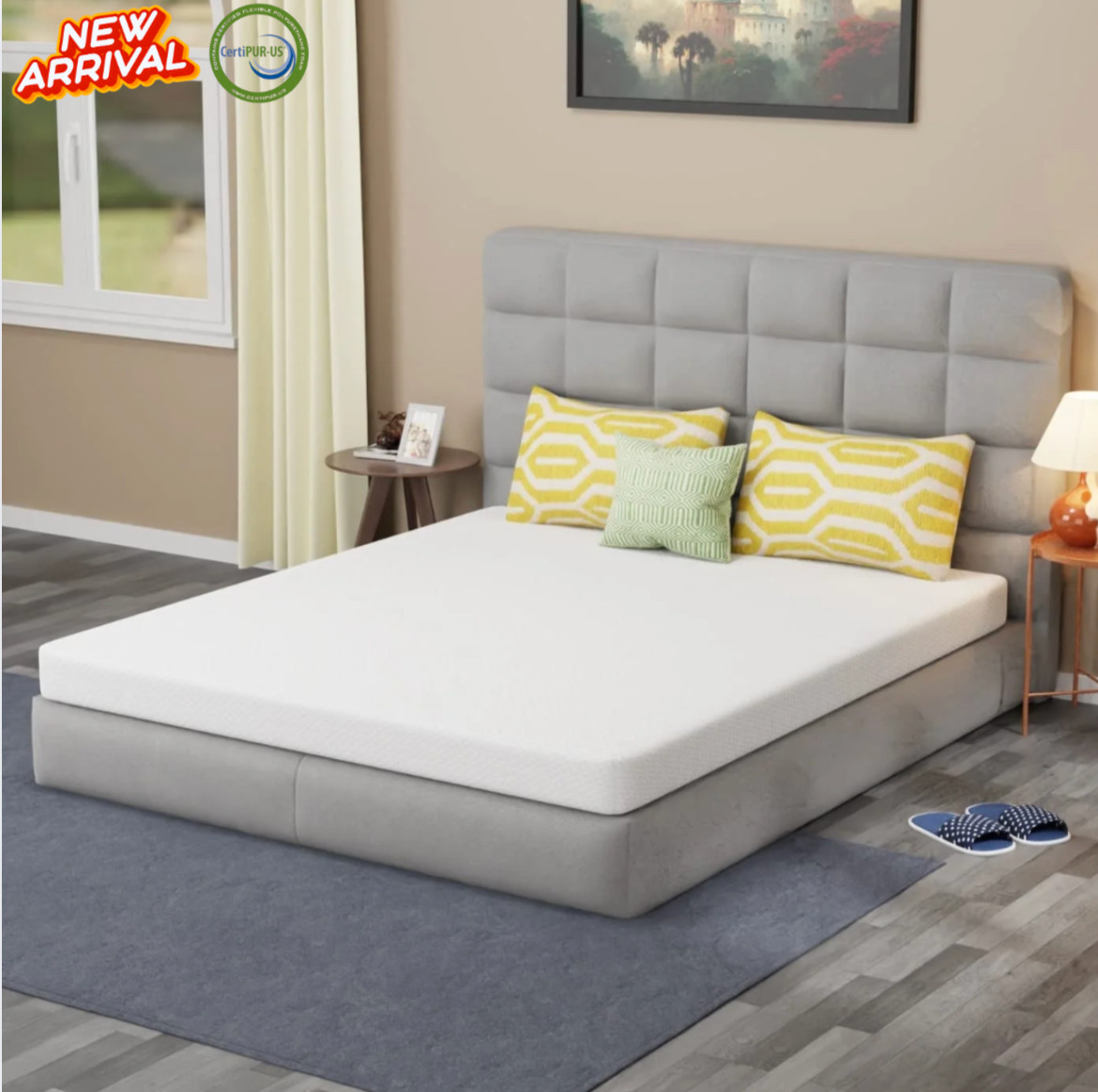 Colchón Para Cama King Size De Espuma Viscoelástica 5 Inch Colchones En Oferta
