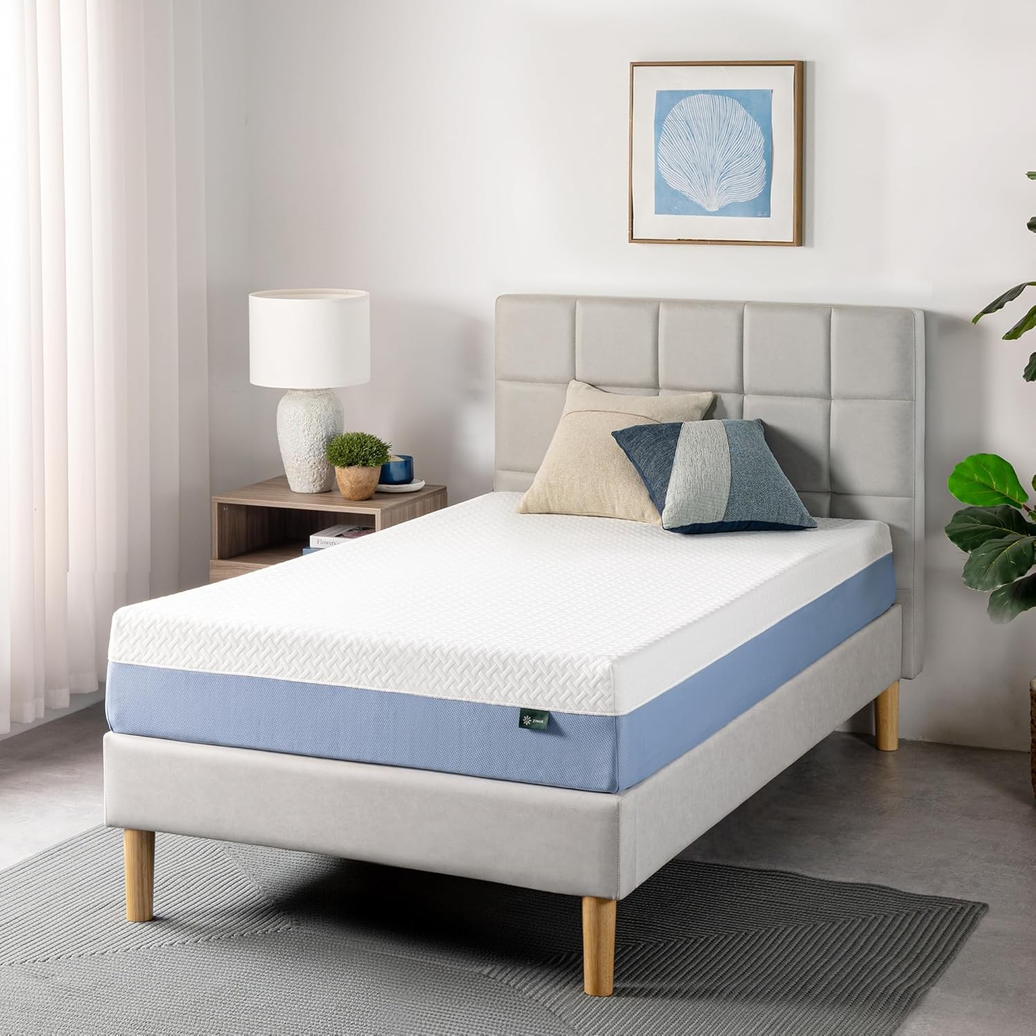 8 Inch Twin Cooling Essential Memory Foam Mattress [NewVersion] Fiberglass Free
