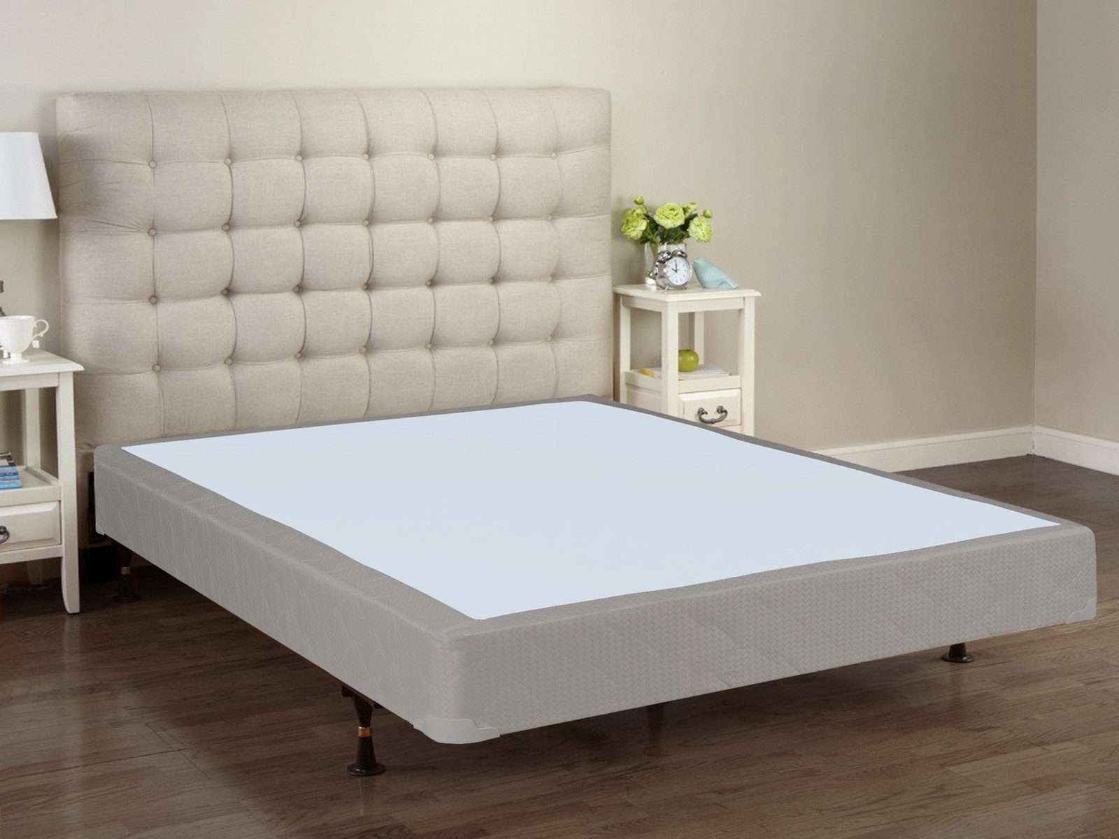 , 8-Inch Sturdy Wood Spring for Mattress – Durable and Fully Assembled, Natur…