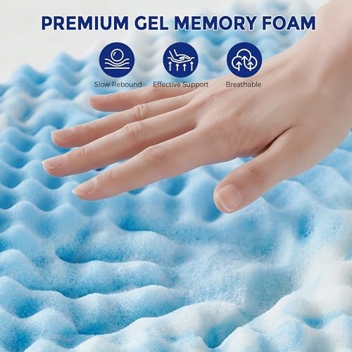 Twin XL Dual Layer 4 Inch Memory Foam Mattress Twin XL(80″X39″X4″) 4 Inches