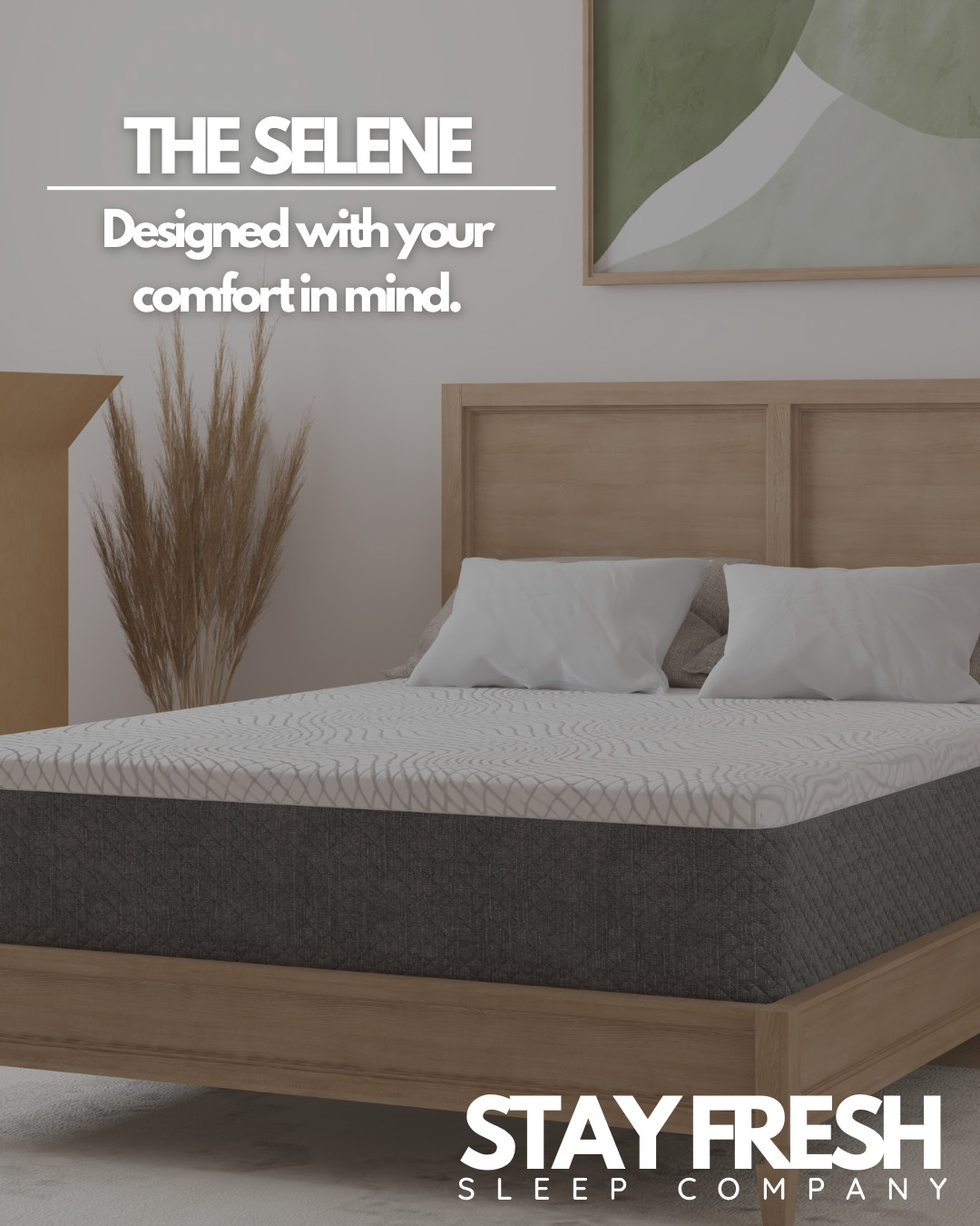 King Foam Mattress Comfort Quality Support Sherwood Bedding Selene Diez