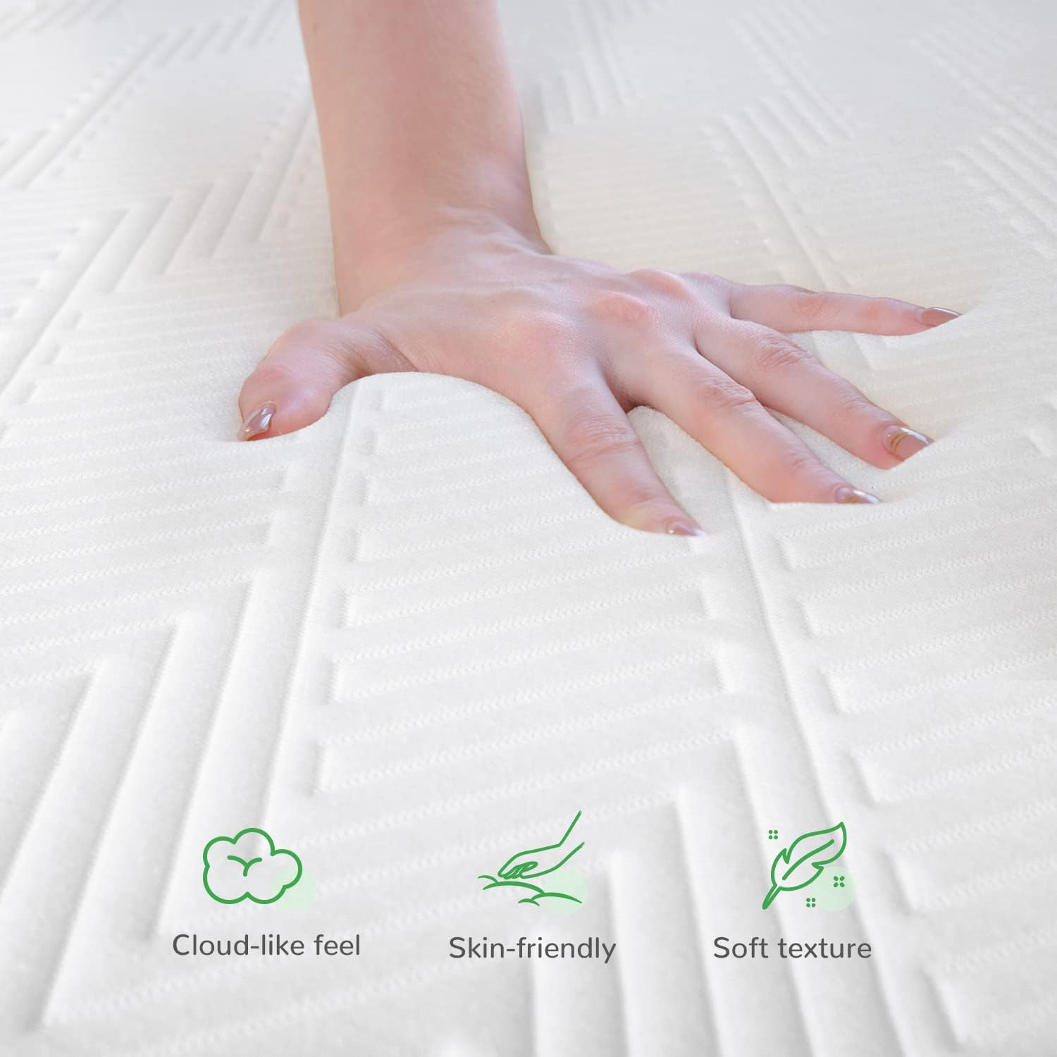 Queen Mattress, 10 Inch Gel Memory Foam Mattress Queen Size for Cool Night Sleep