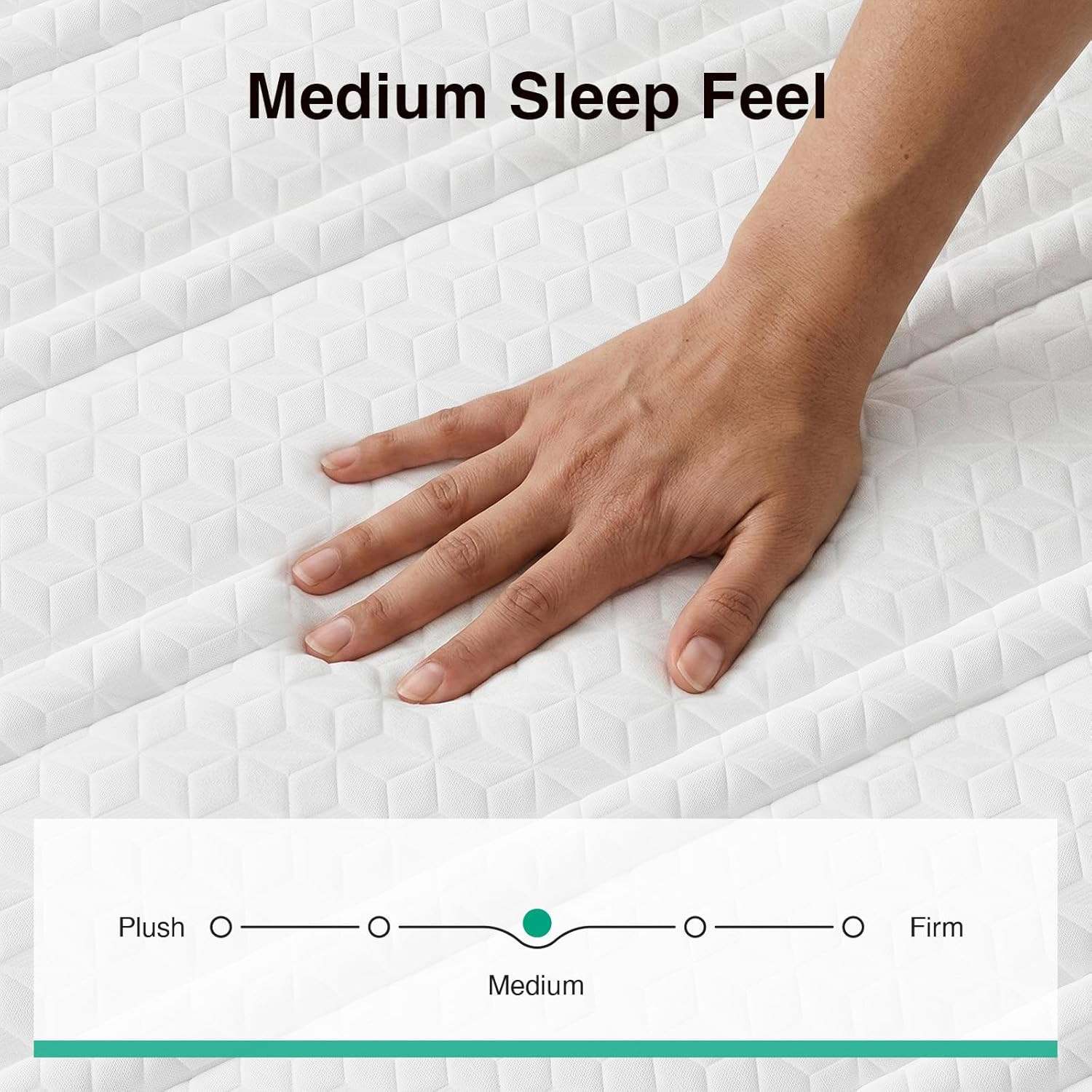 12″ Cooling Hybrid King Mattress with Gel Foam & Motion Isolation