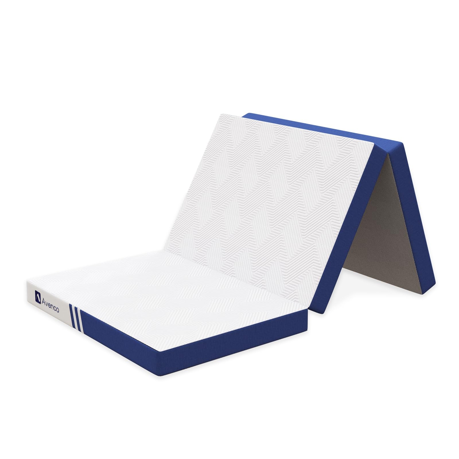 Trifold Mattress, 4 Inch Folding Mattress Twin Size, Memory Foam Foldable wit…