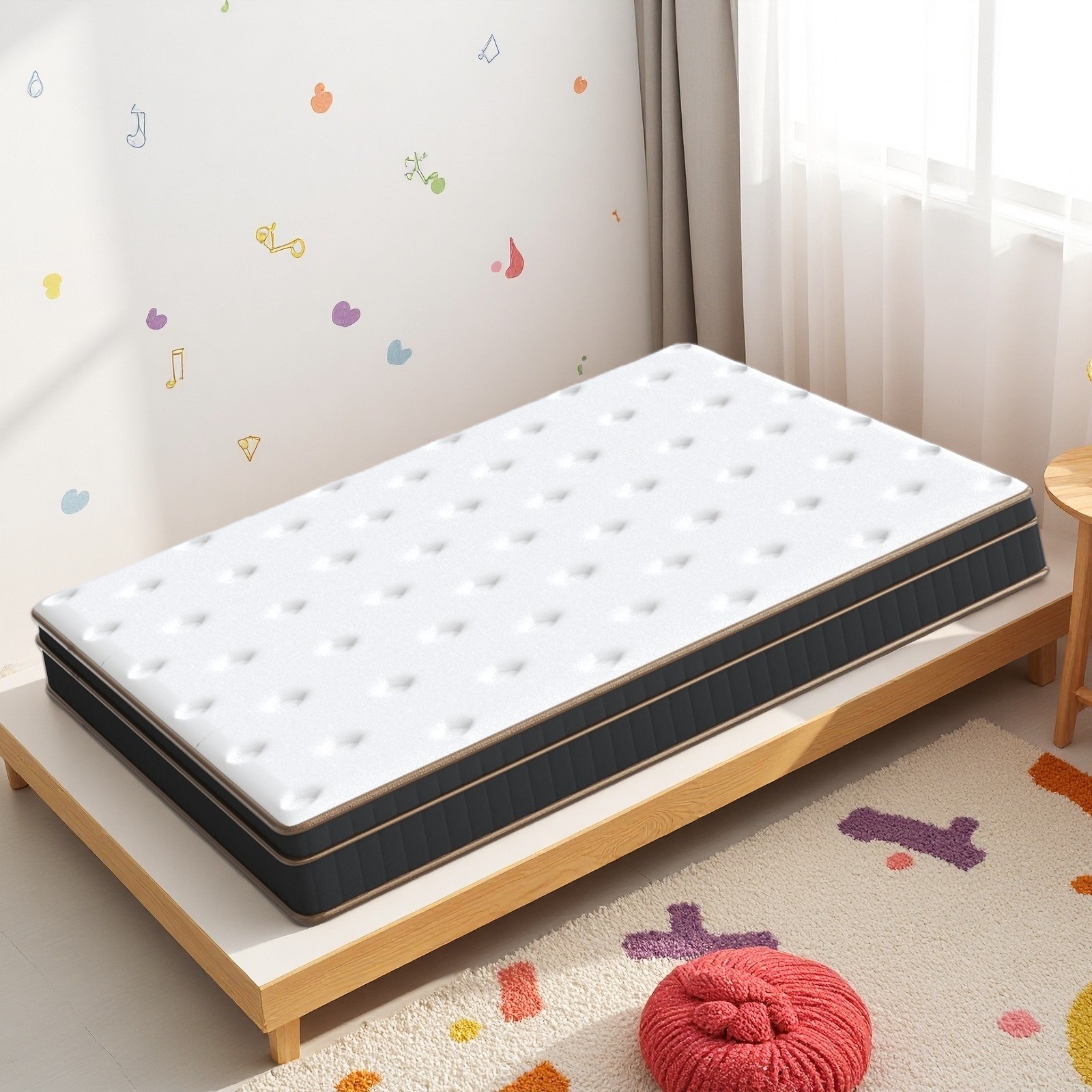 Queen Innerspring Mattress 12″ – Medium Firm Breathable For Dorms Guests