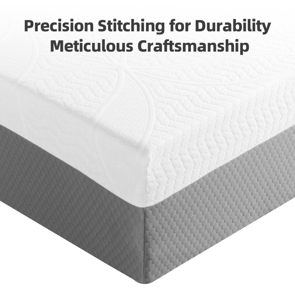 King 14″ Mattress, Zoned Cooling Gel Memory Foam, CertiPUR-US, OEKO-TEX