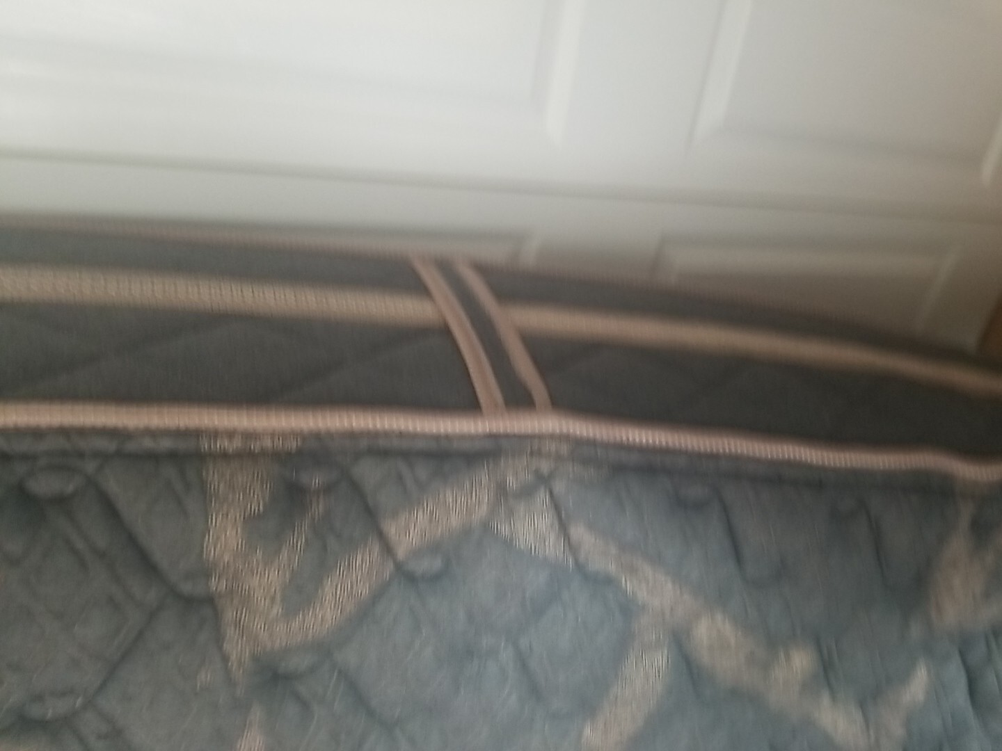 King Size Copper Radiance XFM Came In Plastic Wrap-Black With Gold Patterns