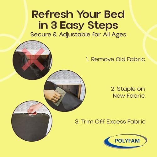 Bed Dust Cover – Bottom Cloth/Replacement Fabric for Underside of Full Queen