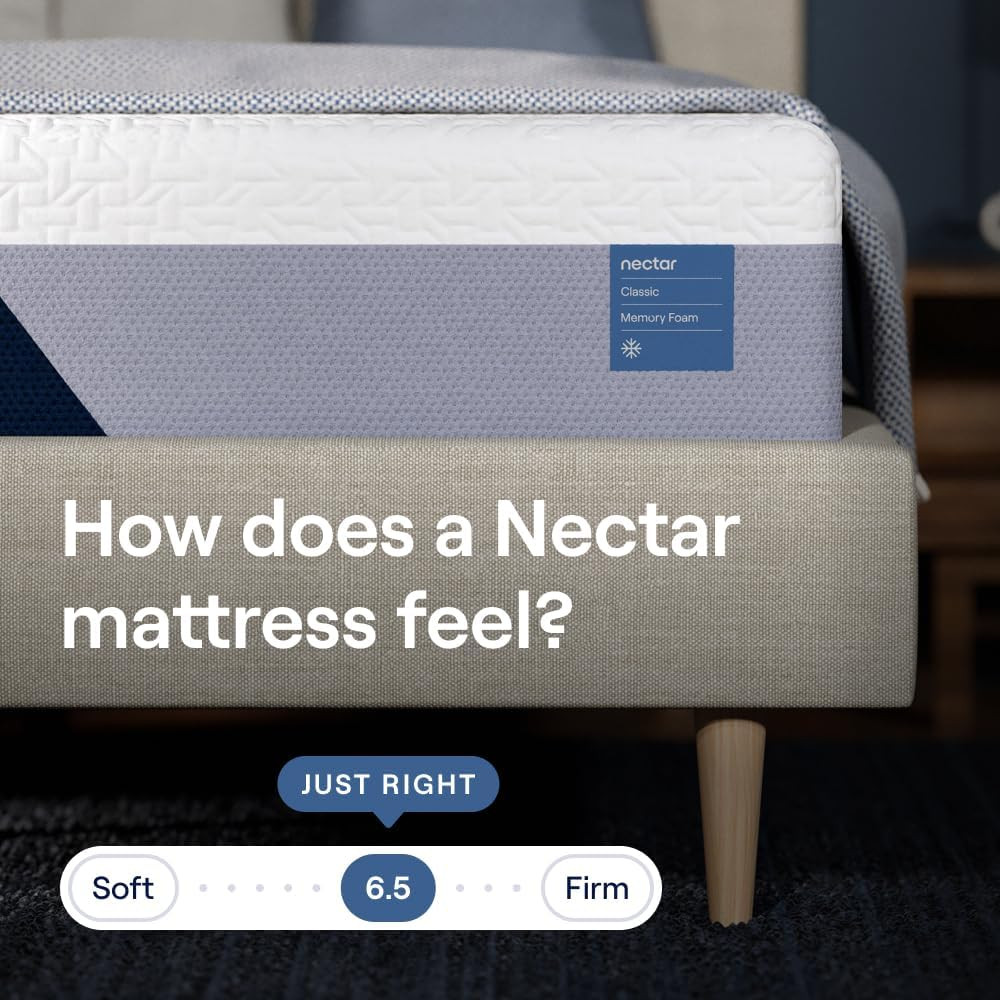 Classic 12” Queen Mattress (New Version) – Medium Firm – Contouring Memory Foam