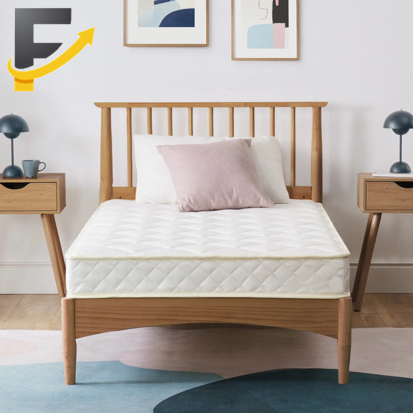 Slumber 1 by 6″ Comfort plus Innerspring Mattress Twin