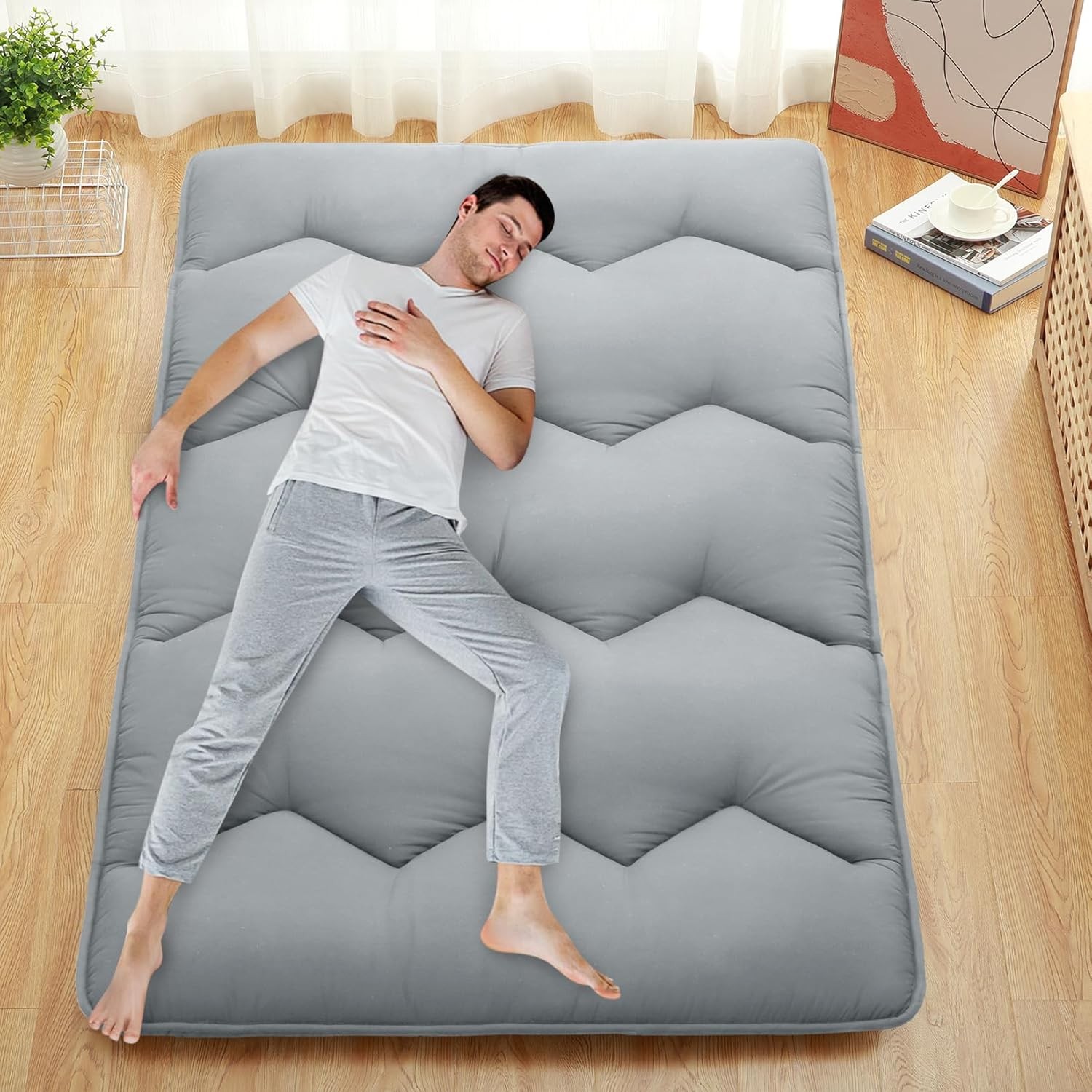 Ⓜ️Twin/Full/Queen Size Floor Mattress Japanese Futon Mattress Sleeping Tatami Ma