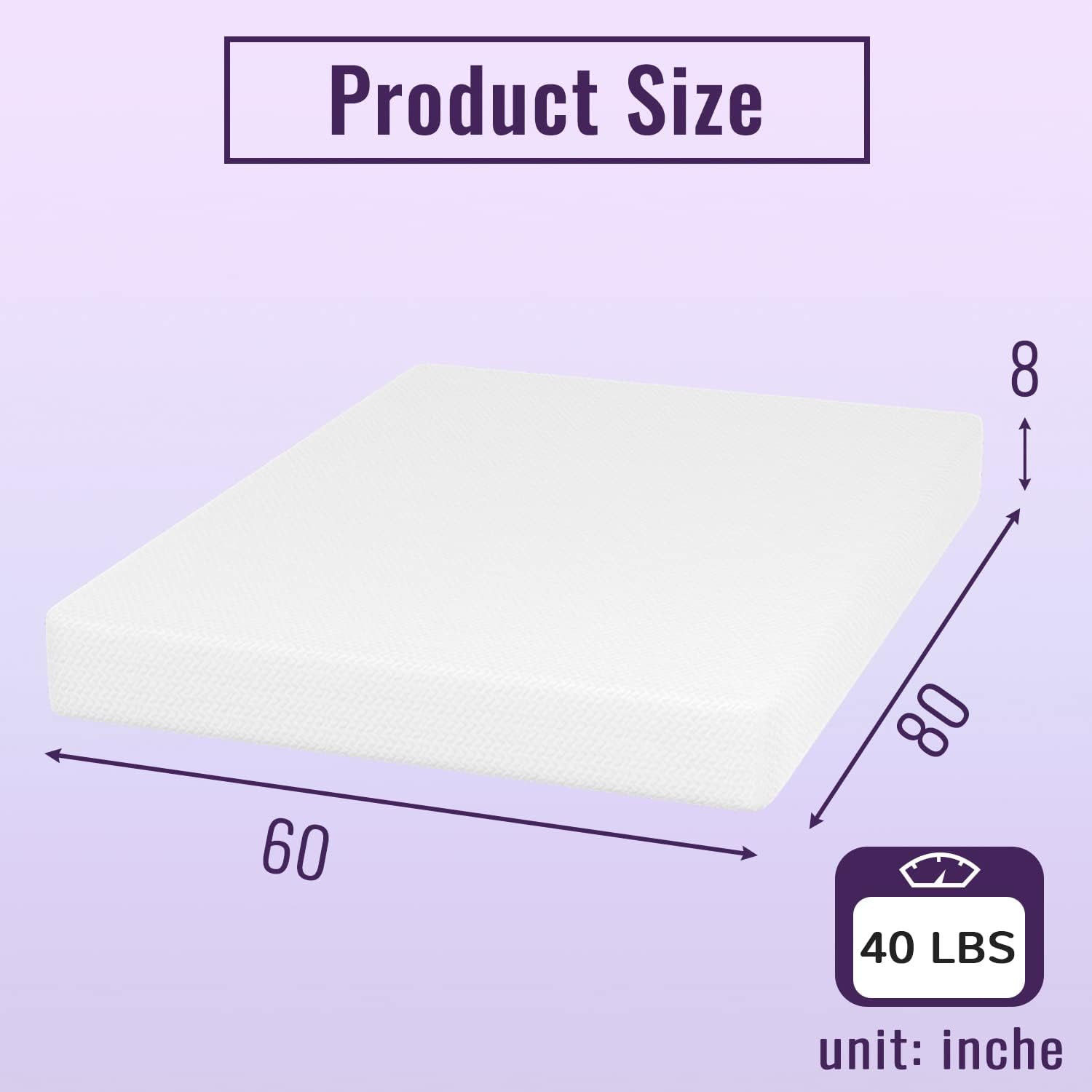 Memory Foam Mattress Cooling Gel Bamboo Charcoal Infused Mattress 8 Inch Mattres