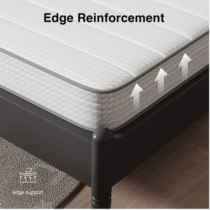 Avenco CozyNest 8″ Twin Size Medium Supportive Innerspring Mattress