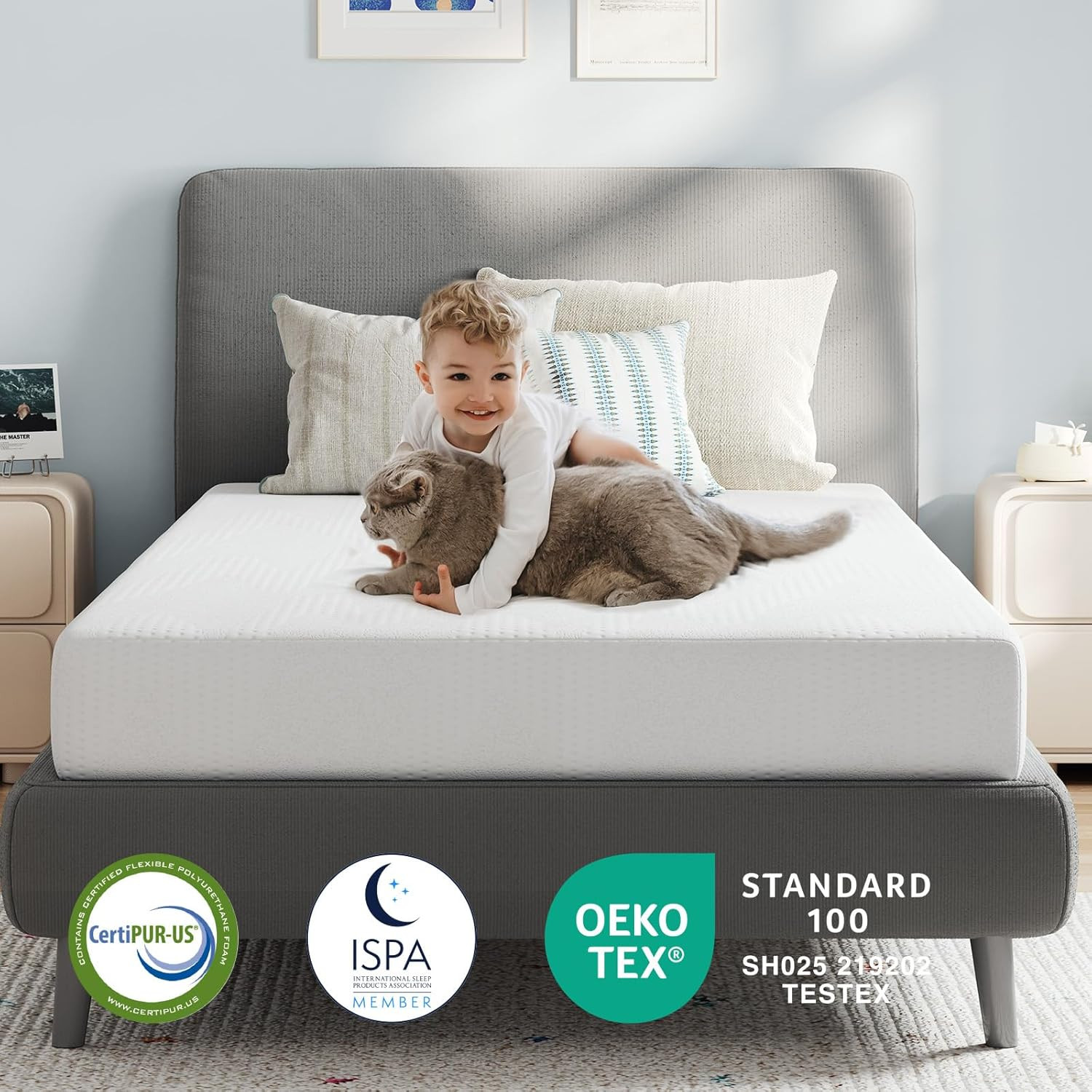 Avenco Twin Mattress, 6 Inch Twin Size Mattress for Kids, Gel Memory Foam Mattre