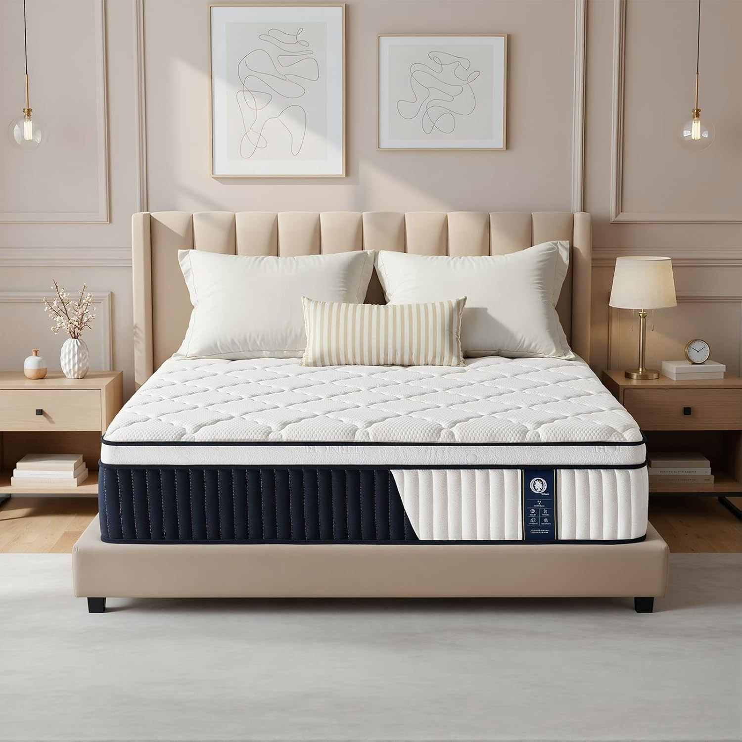 Full Size Mattress, 10 Inch Ultra Comfort Hybrid Mattresses Full Size, Foam with