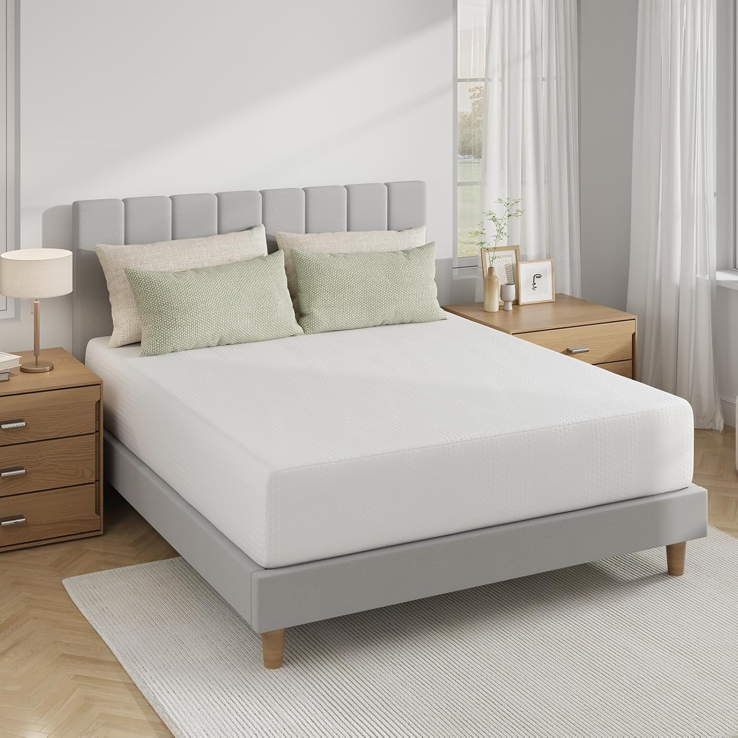 12″ Gel Memory Foam Queen Mattress in a Box for Cool, Comfortable Sleep