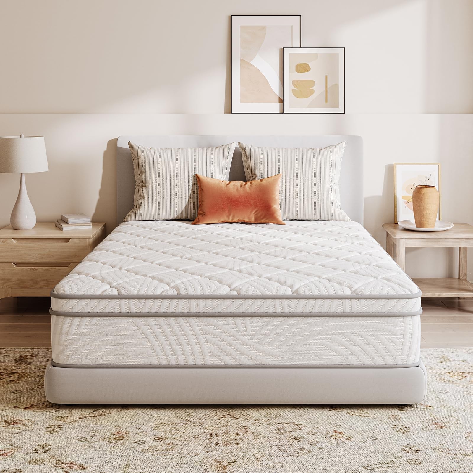 10 Inch Twin Mattress in a Box with Comfort Foam, Individually Wrapped Pocket…