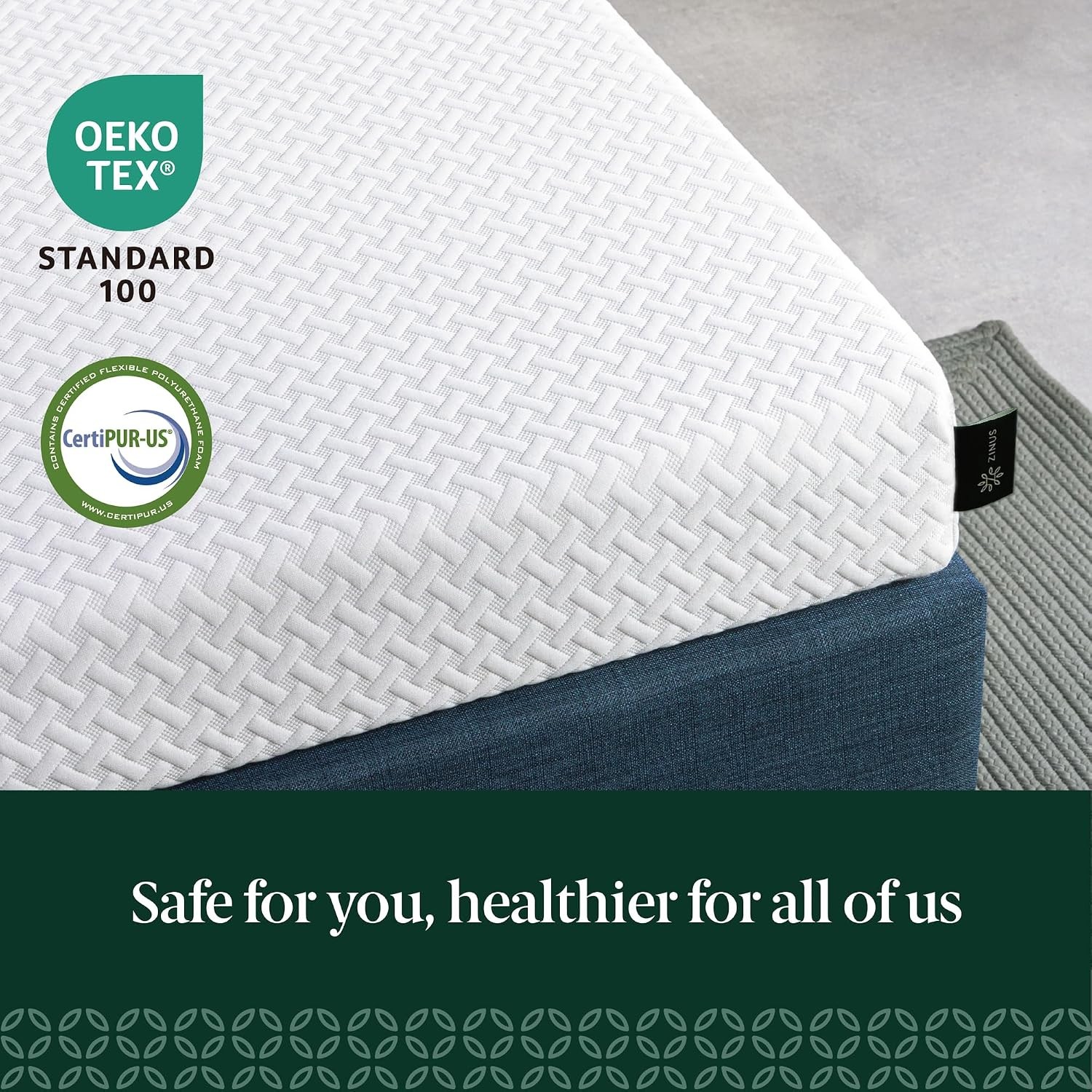 6 Inch Twin Cooling Essential Memory Foam Mattress [NewVersion] Fiberglass Free