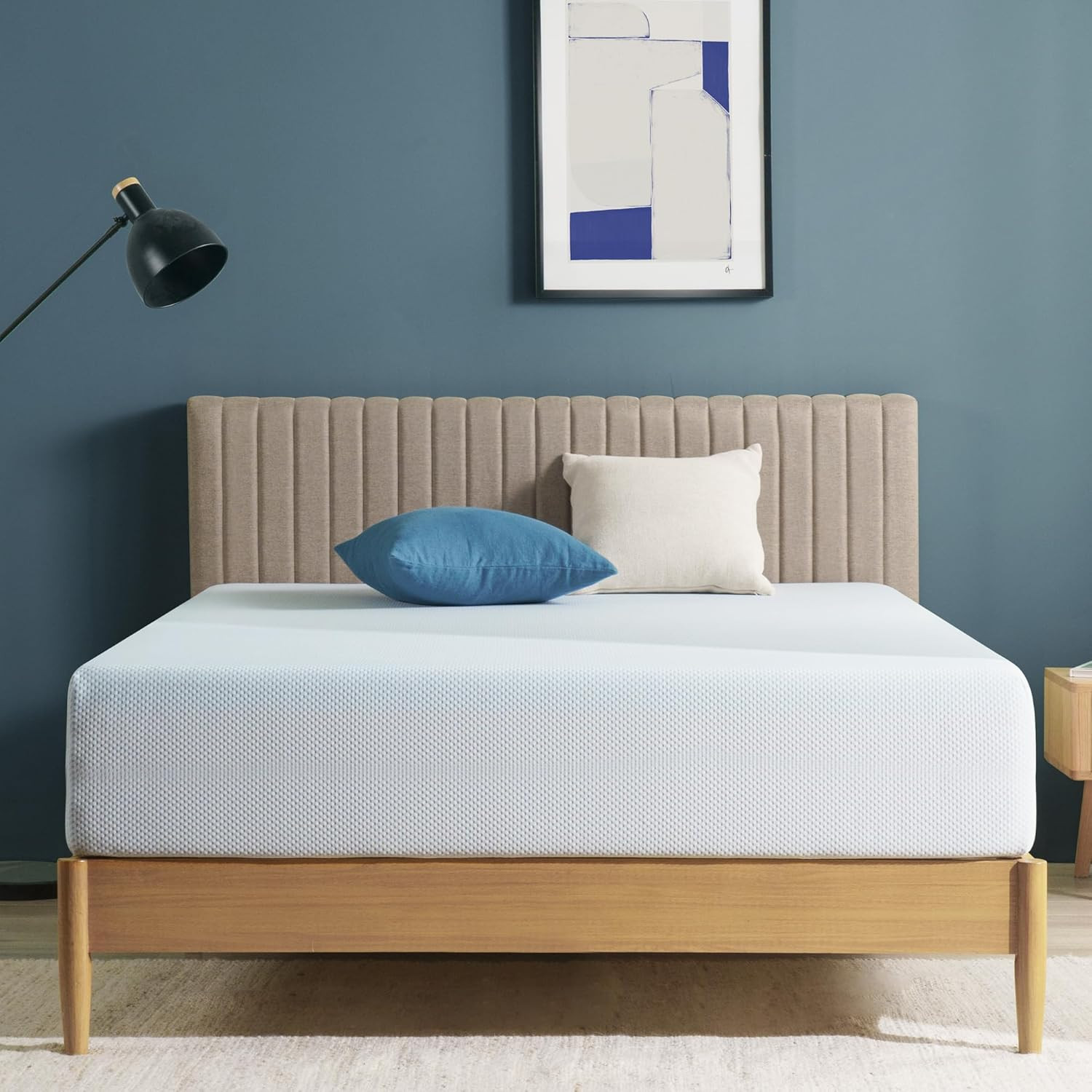 10 Inch Green Tea Cooling Memory Foam Mattress [New Version], King, Fiberglass F