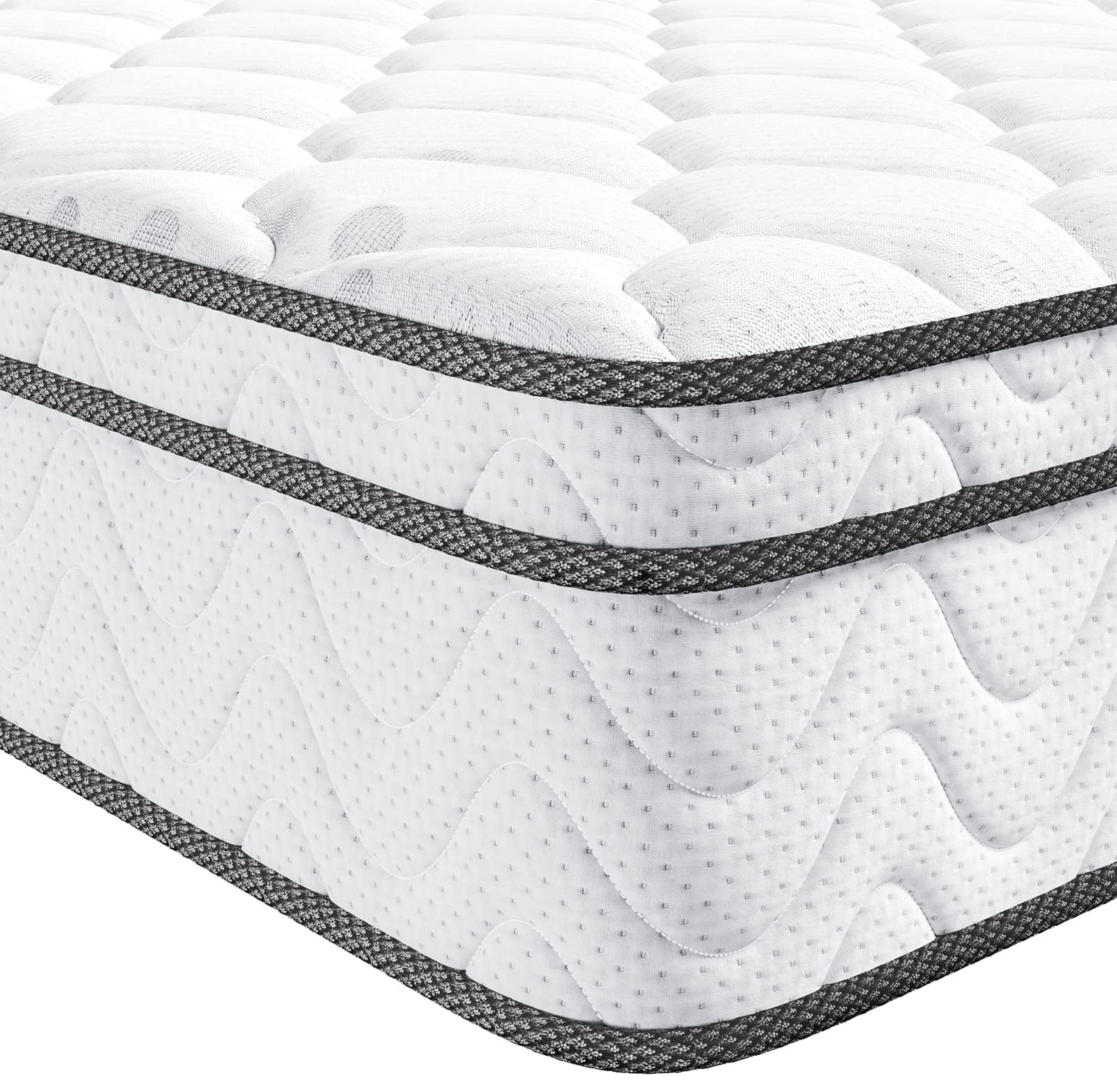 Twin Mattress 10 Inch, Fiberglass-| Cool Sleep Hybrid Single Mattress in a – …