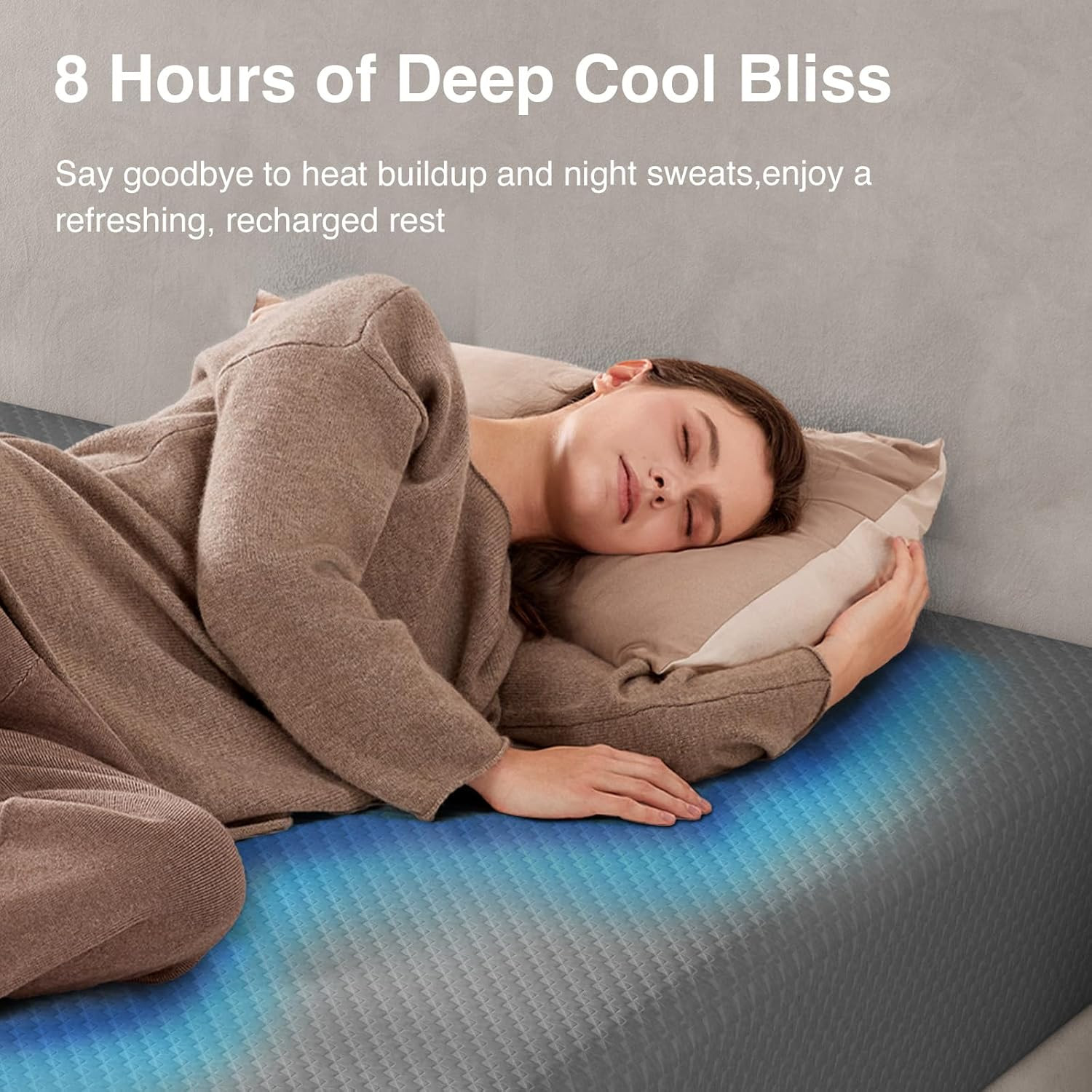 Queen Mattress 12 Inch, Queen Memory Foam Mattress for Cool Night Sleep & Pressu