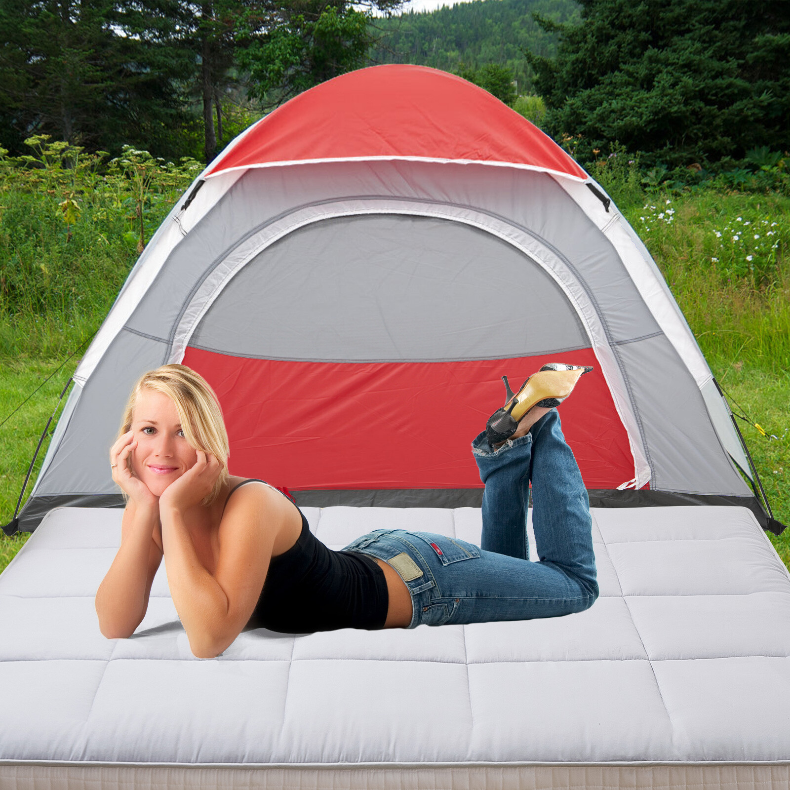SLSY Futon Mattress, Japanese Floor Mattress Quilted Bed Mattress Topper Mat