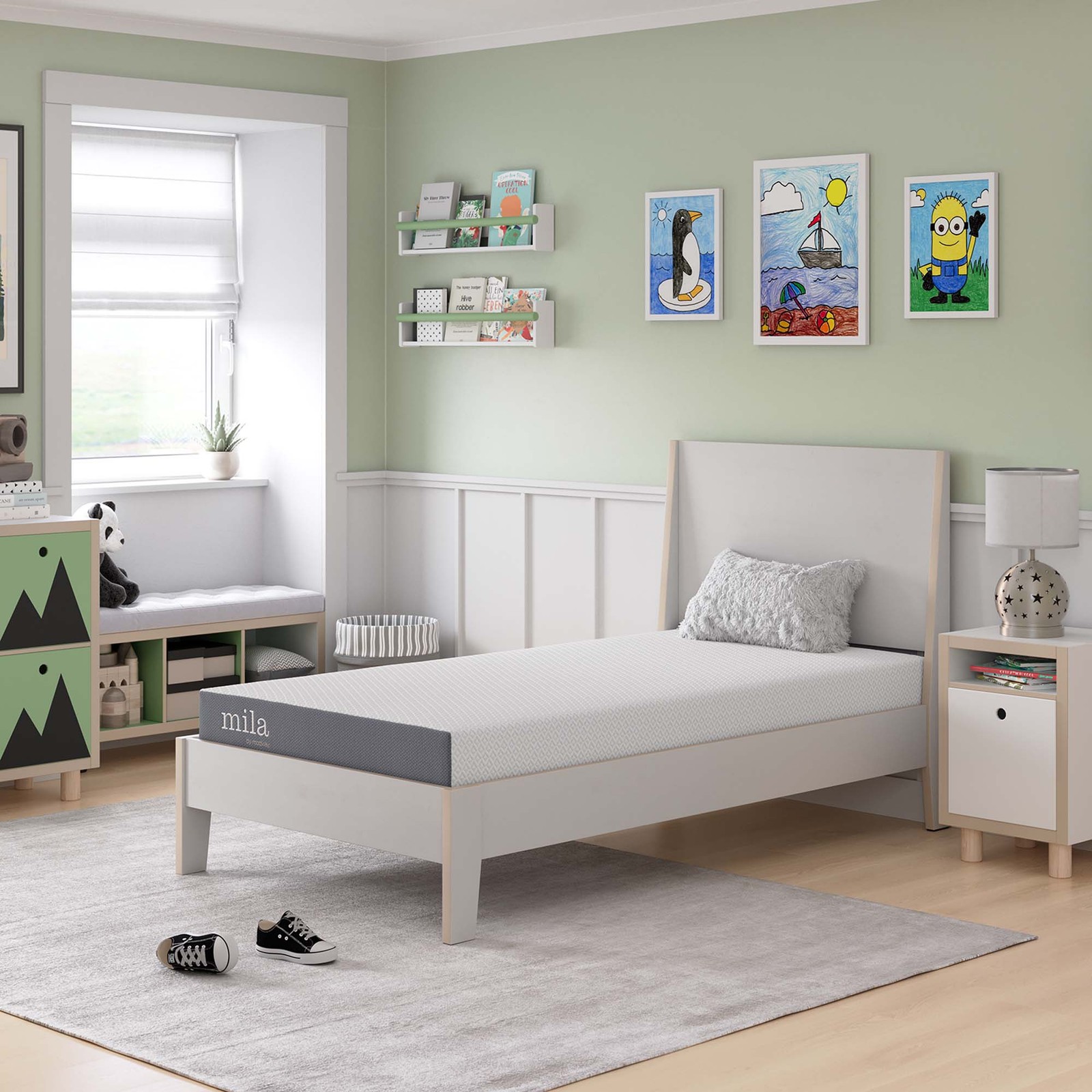 Modway Mila Firm 6″ Fiberglass Free Memory Foam Narrow Twin Mattress