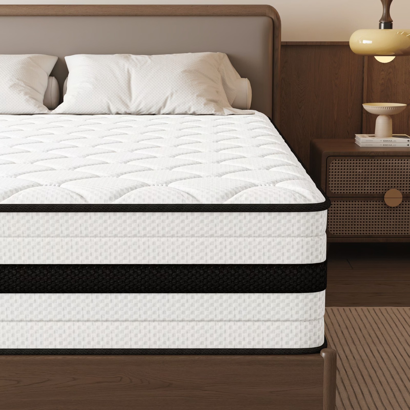 14 Inch Twin Gel Memory Foam & Spring Hybrid High-Quality Mattress Bed In a Box