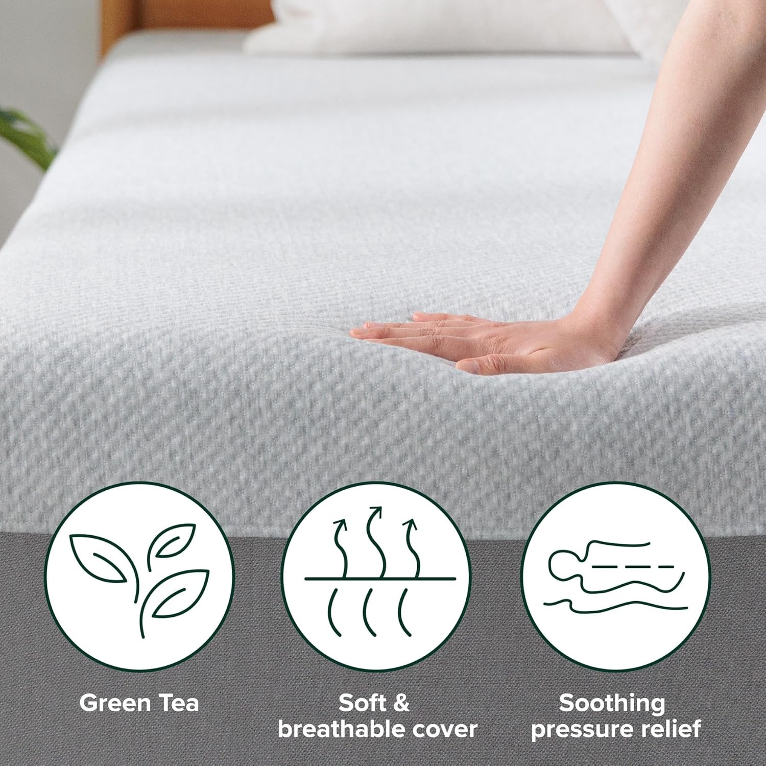 Zinus 6 Inch Ultima Memory Foam Mattress [New Version] Full Fiberglass Free